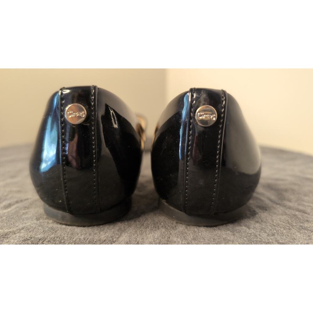 Circus by Sam Edelman Romona D'Orsay reptile scale black pointed flats 7 - Picture 5 of 7